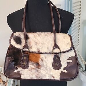 Vintage cowhide purse
